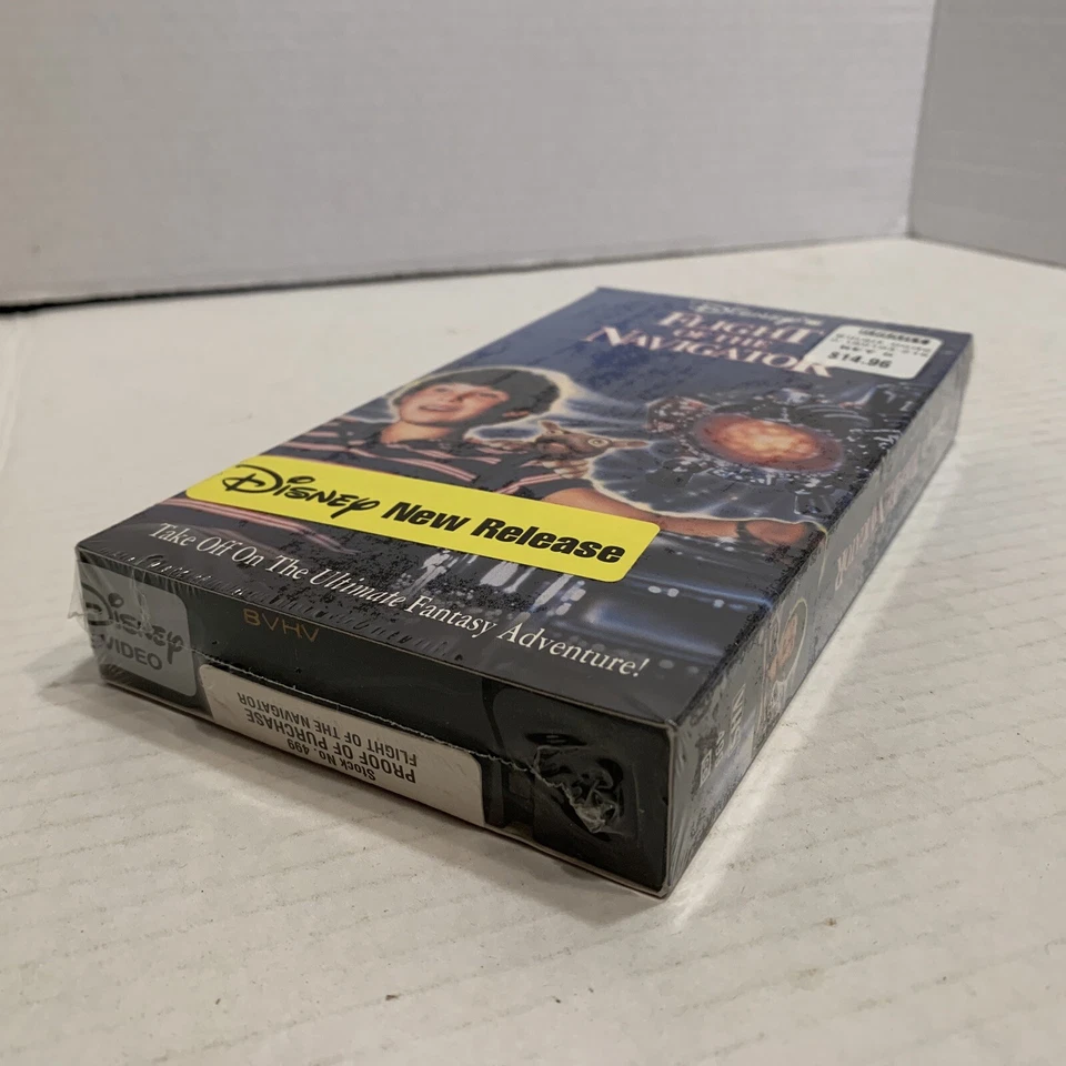 Flight of the Navigator Factory Sealed VHS Walt Disney Joey Cramer - Image 4 of 4