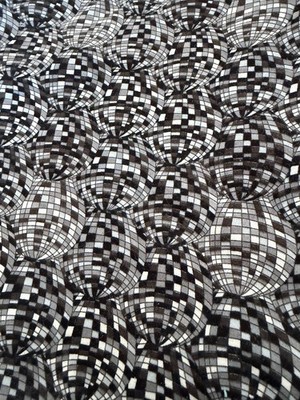 LIBERTY OF LONDON JERSEY STOFF DESIGN Ornithologie 6 METER GRAU/SCHWARZ/WEISS