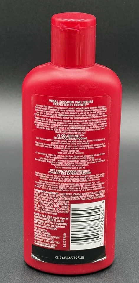 Vidal Sassoon Pro Series VS Color Finity Hair Shampoo 12 fl oz FAST SHIPPING NOS - Image 2 of 4