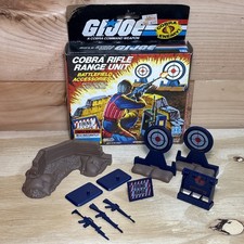 VTG 1985 Hasbro GI JOE COBRA RIFLE RANGE UNIT w  Box COMPLETE Triple Win Box