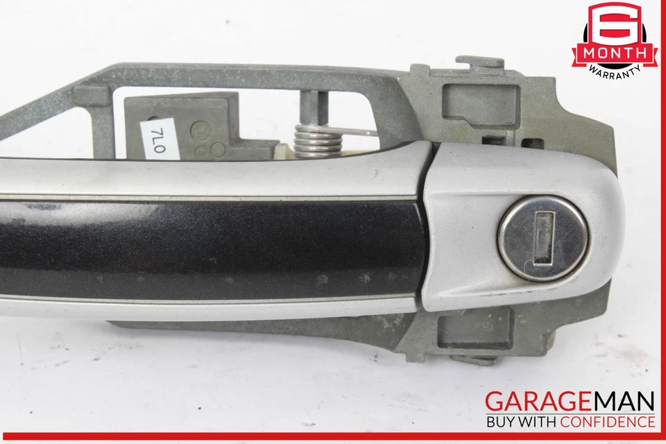 03-10 Manija de puerta exterior delantera izquierda lado conductor Porsche Cayenne 955 957 OEM Foto 3 de 4