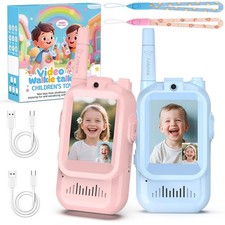 Video Walkie Talkies for Kids Children's Video Digital Walkie with Voice Changer