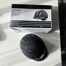 Covalliero Carbonic Junior Reithelm schwarz matt Größe S-M 53-57cm 
