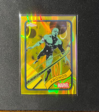 2025 Topps Chrome Marvel - Yellow Lava #25 Kronos