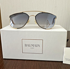 NEW Balmain Women's Black /Gold BL2522 02 143 Sunglasses France