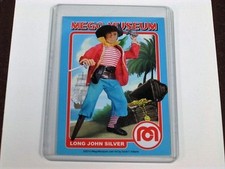LONG JOHN SILVER THE PIRATE SAILOR FIGURE MEGO MUSEUM PROMO TRADING CARD