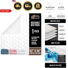 Washable Underpads Waterproof Reusable Bed Pads Leak Proof Toddler Mattress