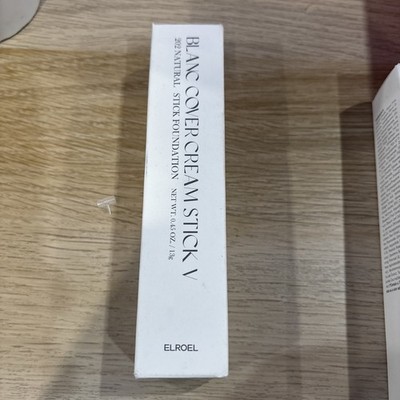 ELROEL Blanc Cover Cream Stick V foundation in the 202 Natural shade
