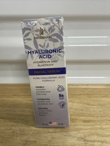Hyaluronic Acid Anti-aging Serum for Face - 100% Pure Medical Formula - 2 oz