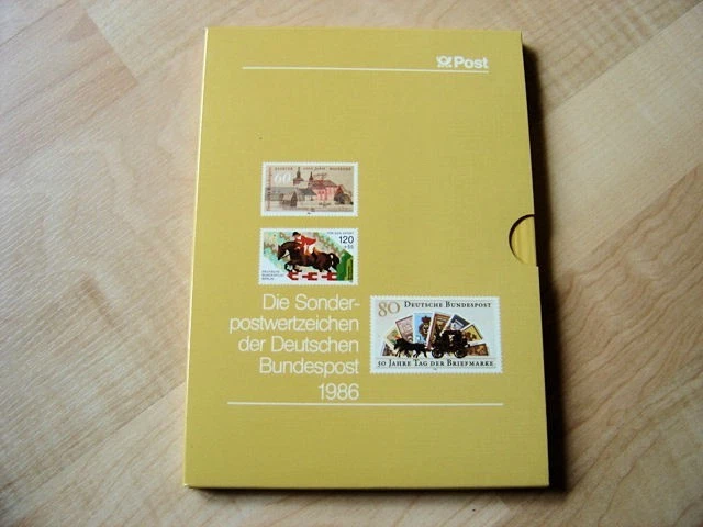 BRD Bund Jahrbuch 1986 komplett mit allen Marken + SD = Jahreszusammenstellung - Bild 1 von 1