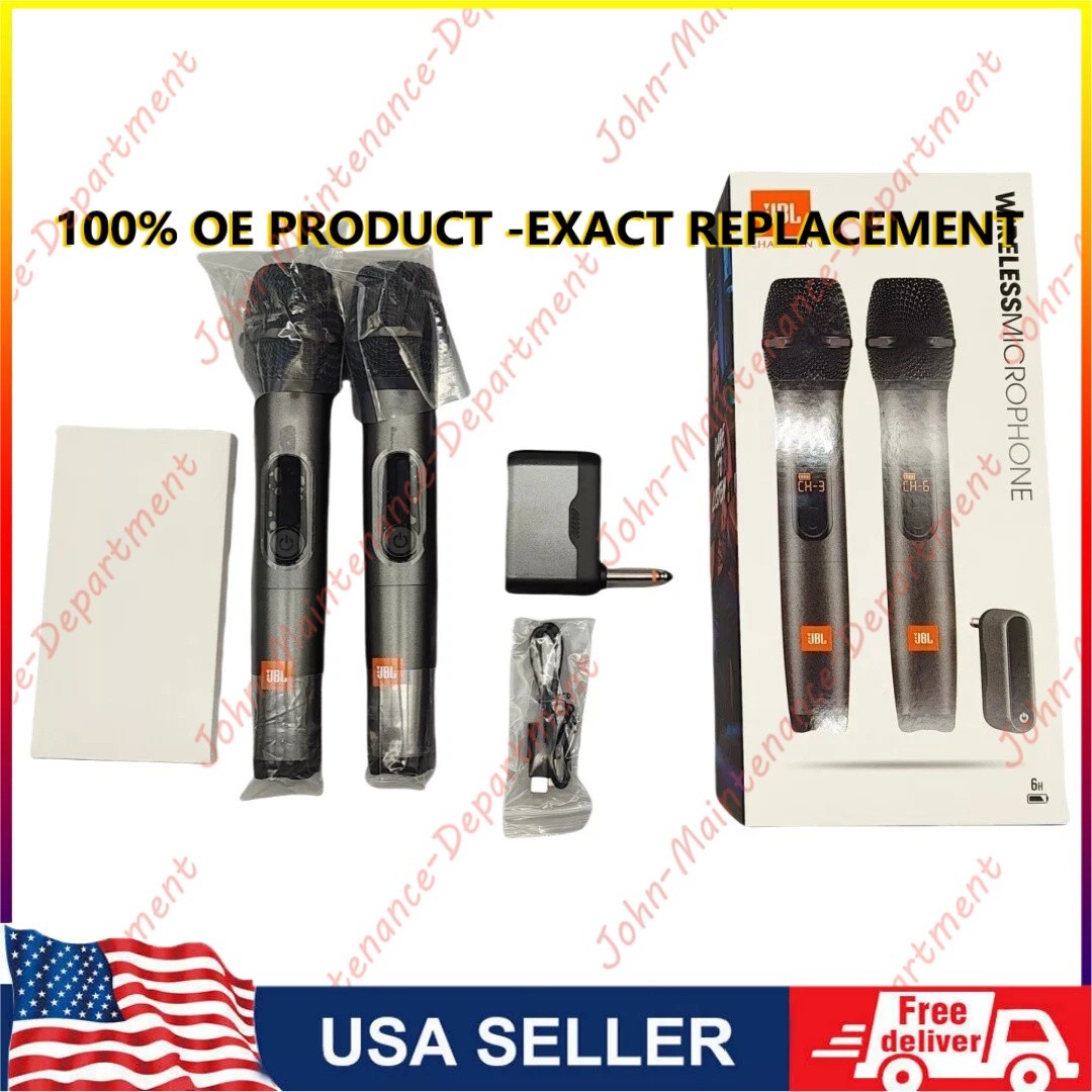 With Dual-Channel Receiver For JBL WIRELESSMICAM 2 Wireless Dynamic Microphones