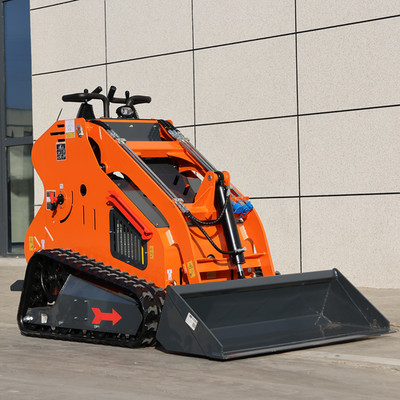 Standing Track Loader FREE SHIP 24HP Mini Skid Steer Loader Crawler Track Standing with 42 ...