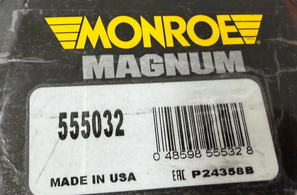Monroe 555032 Fits Ford Econoline Van Black Twin Tube RV Rear Gas Shock Absorber — 第 2/2 张图片