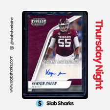 2022 CHRONICLES DRAFT PICKS KENYON GREEN THREADS ROOKIE SIGNATURES RC AUTO