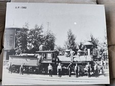 Vintage Union Pacific Railroad Train Workers Photographic Print 16 By 20