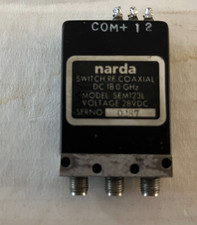 NARDA  SEM123L RF Switch with Frequency DC to 18 GHz 28V