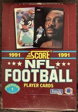 SCORE 1991 NFL Football Series 1 Cards (Not Factory Sealed, Packs are Unopened)