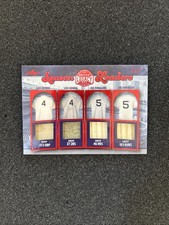 2025 Leaf Bronx Legacy Lou Gehrig Joe DiMaggio Jersey/Bat GAME USED BOOKEND 4/4