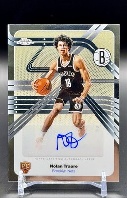 2025-26 Topps Chrome - Nolan Traore Next Stop #NS-NT (RC) Nets Rookie Auto