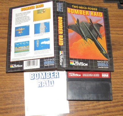 Bomber Raid Sega Master System SMS Complete CIB