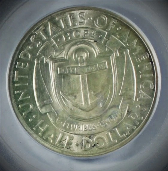 1936-S  Rhode Island  Commemorative Half Dollar PCGS MS-65 - Mint State 65 - Image 4 of 4