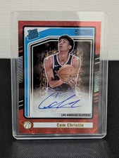 Cam Christie Rated Rookie Autograph Card