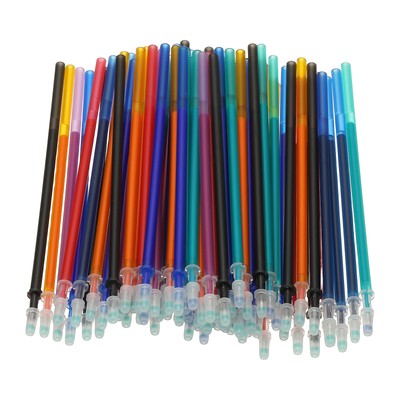 70Pcs0.5mm Erasable Gel Pens Refills, Multicolor Ink