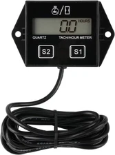 Digital Hour Meter Tachometer Maintenance Reminder User Shutdown For Lawn Mower
