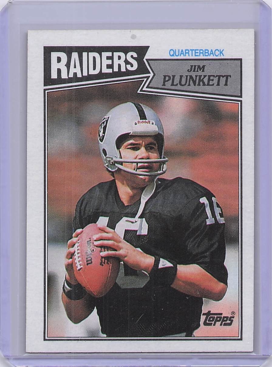 1987 Topps - Jim Plunkett #214