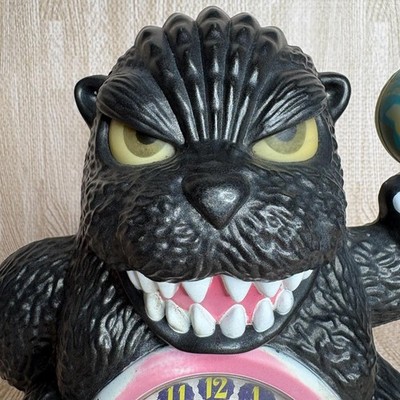 Junk) Godzilla Alarm Clock SEIKO Collaboration TOHO from Japan not