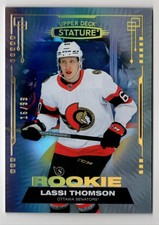 2021-22 Upper Deck Stature Photo Variant Lassi Thomson Rookie 16/99 Ottawa