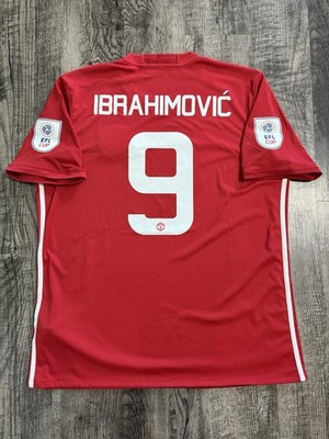 Zlatan Ibrahimovic Manchester United Adidas 2016/17 EFL Cup Jersey