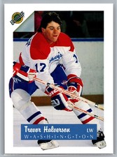 #17 Trevor Halverson 1991 Ultimate Draft Washington Capitals
