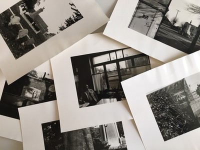 SET 7 Kunstfotos von einem Amateur signiert THIERRY GIRARD Silber 21 cm Ausstellung