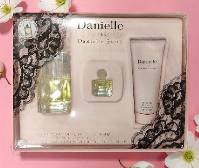 DANIELLE  BY DANIELLE STEEL Set ~ 1.7 oz EDP & 3.3 oz LOTION & PURE Parfum  MINI