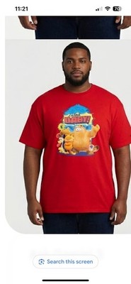 Garfield Movie T-Shirt 2XL Regal Cinemas Promo Red ''I'm Back Baby'' Graphic Tee
