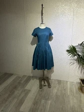 Hearts And Found Dorothy Dress In Air Force Blue