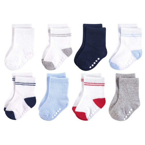 Luvable Friends Unisex Baby Fun Essential Socks, 6-12 Months, Athletic 