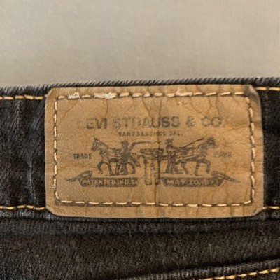 専用2 Levi's Jeans Juniors 1 Gray Low Rise Slim Straight Charcoal Skull