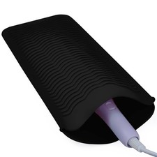 Silicone Heat Resistant Mat Pouch for Hair Straightener Curling Iron Flat Iron