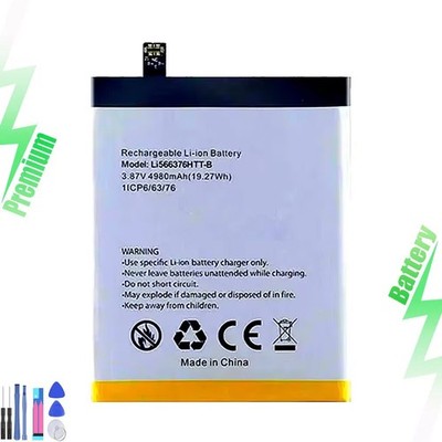 3.87V 5280MAH Battery for Blackview/ Lingdu BL6000 Pro Li566376HTT New 1 PCS