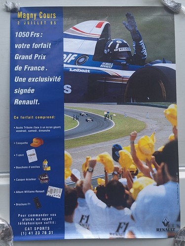 Affiche Vintage Grand Prix Du Canada - Renault Formule 1 - Poster Sport - Canada