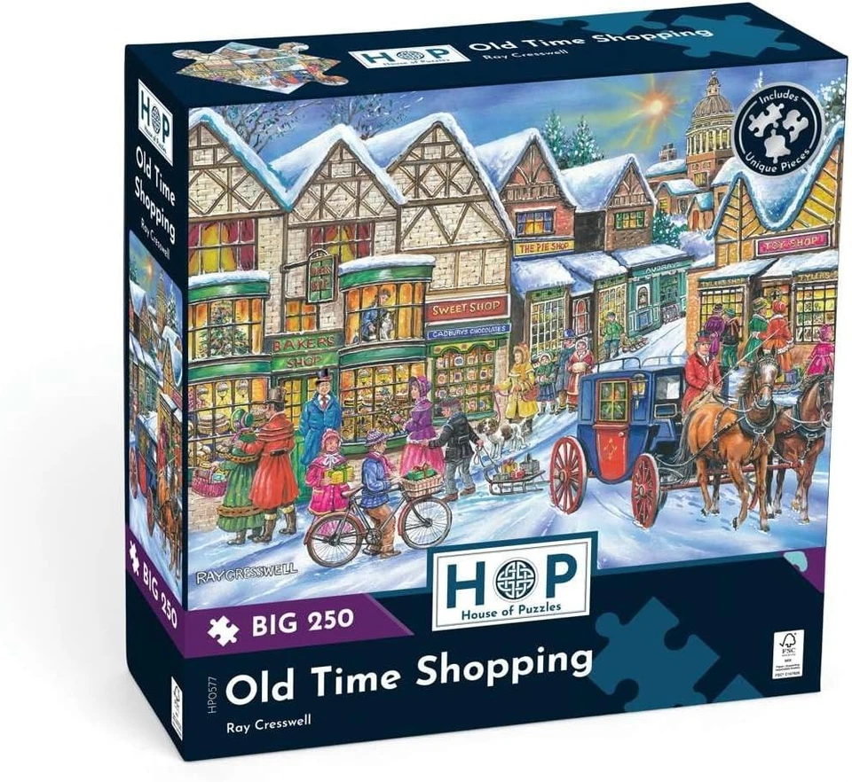The House of Puzzles - Old Time Shopping Jigsaw - Big 250 Piece Jigsaws For Adul - Immagine 3 di 4