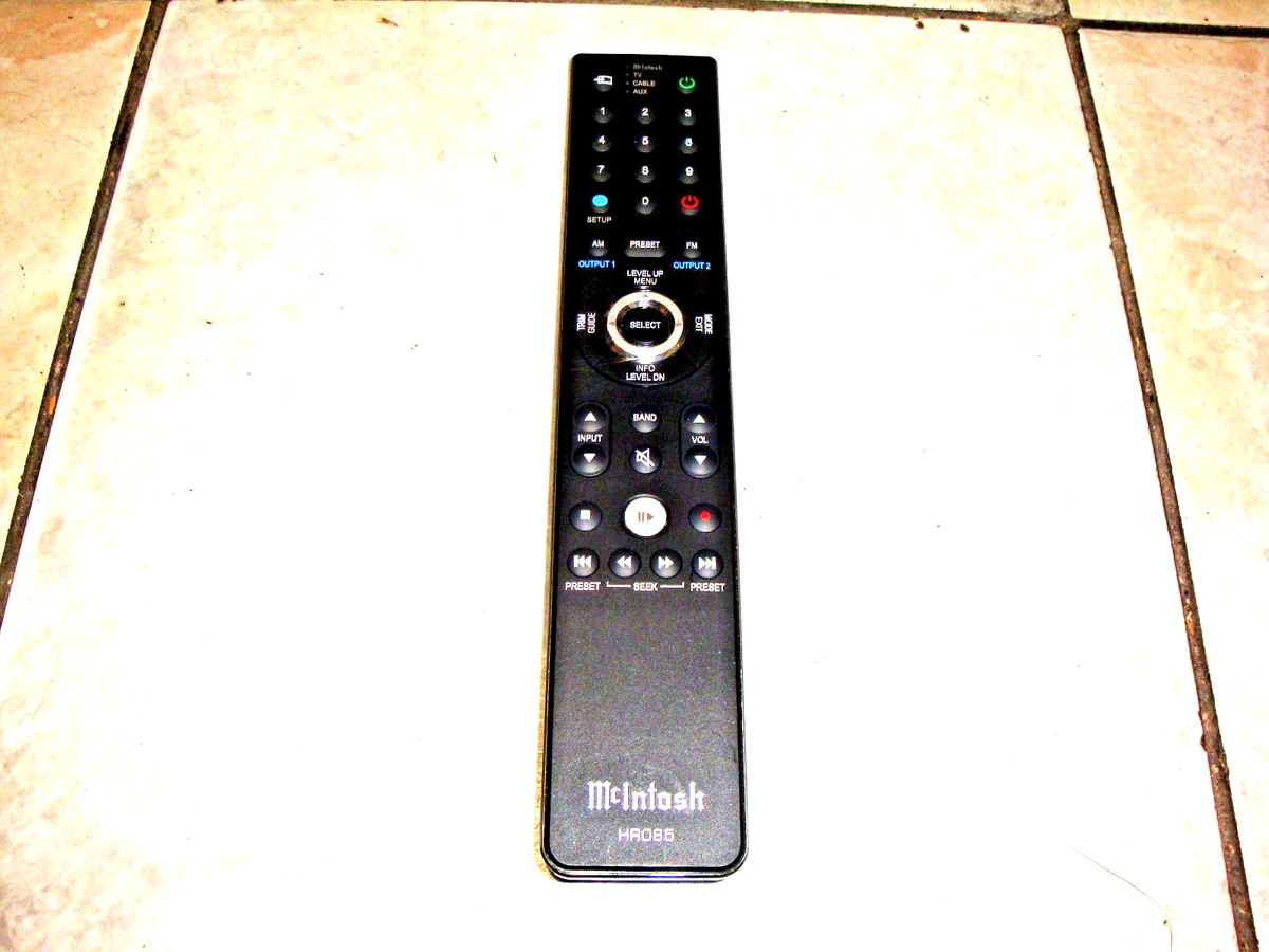 McIntosh HR085 リモコン MCINTOSH HR085 12108500 Genuine OEM Remote