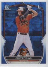 2023 Bowman Chrome Sapphire Edition Prospects Carter Young #BCP-183 1s8