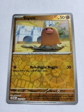 Obsidian Flames Diglett 103 / 197 Reverse Holo Pokémon Trading Card.