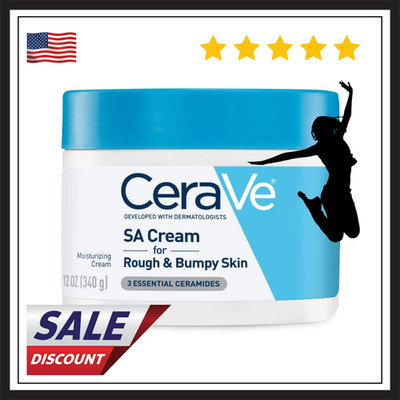 Cerave SA Moisturizing Body Cream for Rough and Bumpy Skin 12 oz New