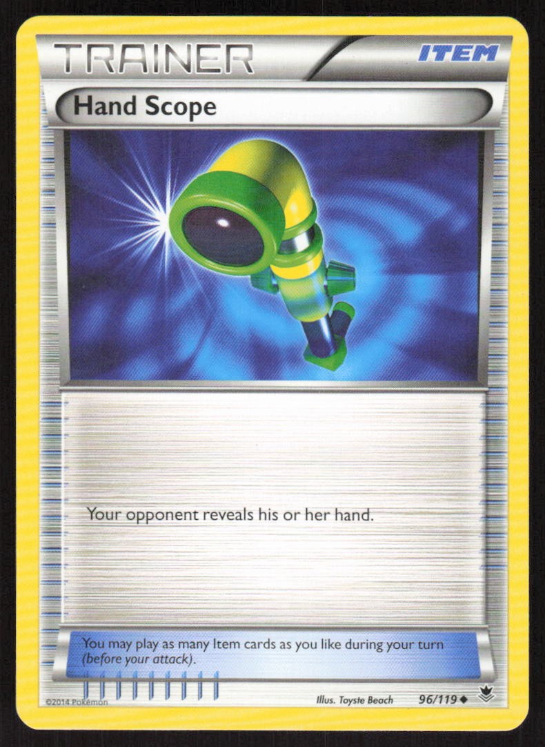 Pokemon Hand Scope Uncommon 96/119 XY - Phantom Forces LP