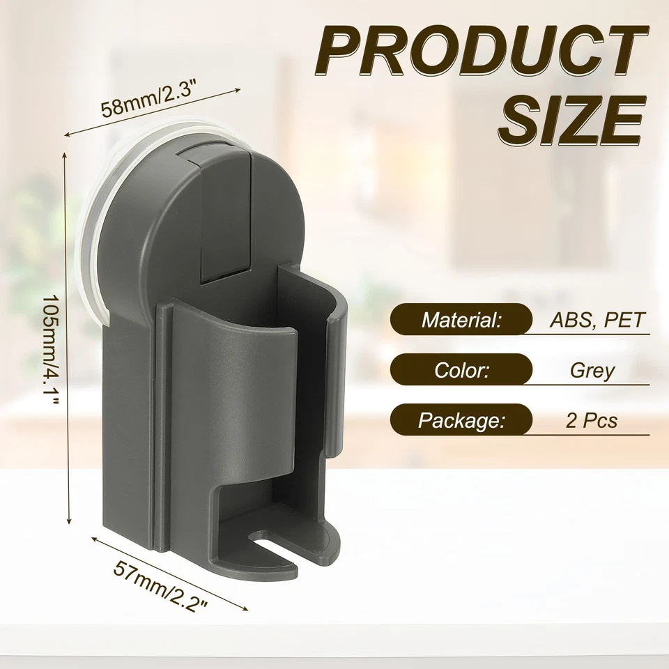 Electric Toothbrush Holder, Toothbrush Organizer, Grey - Image 2 of 4