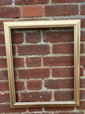 Large Picture Painting Frame Wooden Decorative  Faded Golden Finish French